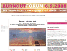 Tablet Screenshot of burnoutforum.ch